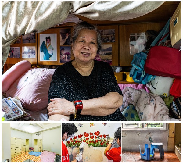 Isoäiti Wat tunsi olonsa tyytyväiseksi ja iloiseksi, kun Habitat kunnosti kotinsa tehden siitä turvallisemman ja hygieenisemmän.  26. helmikuuta 2021;  Goodman Group sponsoroi Habitat for Humanity Hongkongin Women Build 2022 -projektia, joka antaa apua tarvitseville naisille ja tukee sukupuolten tasa-arvoa Hongkongissa.