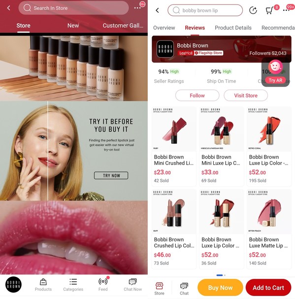 Lazada launches new augmented reality virtual try-on for beauty lovers