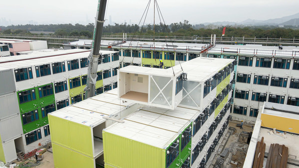 CIMC helps HK battle pandemic by offering over 2,000 units of modular buildings