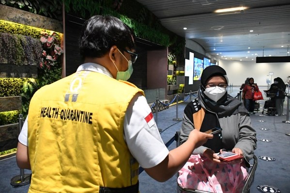 Indonesian officials ensure strict screening upon arrival