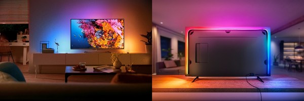 飞利浦Hue推出Play电视渐变灯带，为家庭娱乐增光添彩
