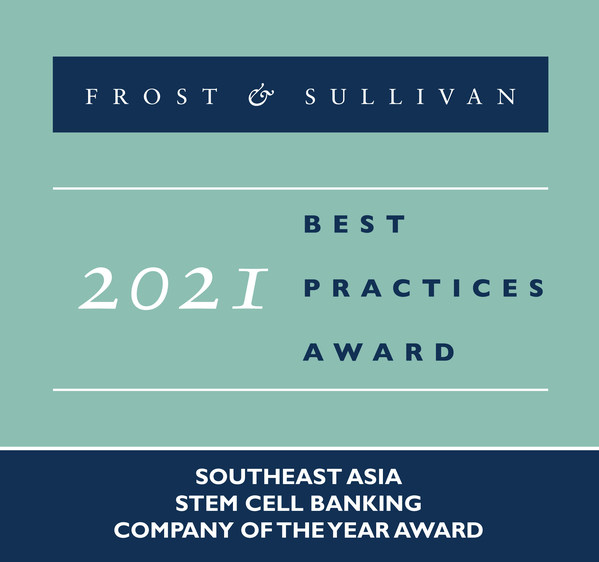 Medeze Named Frost & Sullivan's 2021 Company of the Year in the Southeast Asia Stem Cell Banking Industry