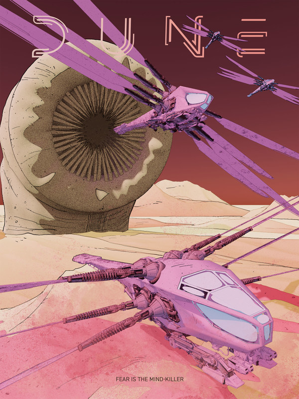 "Dune" by Ron Domingue/Shutterstock with artist inspiration from Moebius (Jean Giraud)