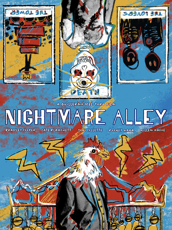 Hannah Golding/Shutterstock 的《Nightmare Alley》，藝術靈感來自 Jean-Michel Basquiathapi