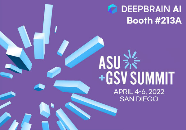 DeepBrain AI Unveils Virtual Humans to Transform Education at the ASU+GSV Summit.