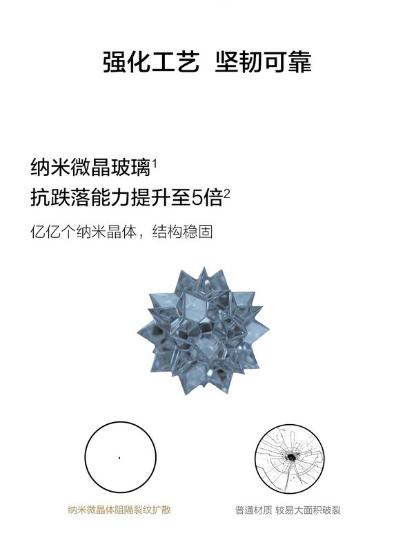 鑫景推出納米微晶玻璃蓋板，成耐摔手機標配