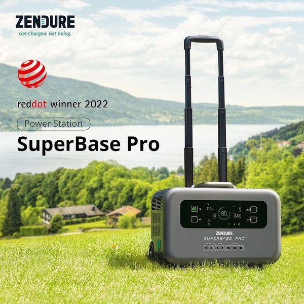 Zendure, a Bay Area green tech company specializing in mobile power, has received a prestigious Red Dot Award for their new power station, SuperBase Pro 2000.