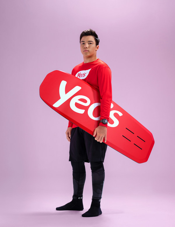 Yeo's and Ng Teng Fong Charitable Foundation Enter into 3-year Partnership with World Kitefoiling Champion Maximilian Maeder