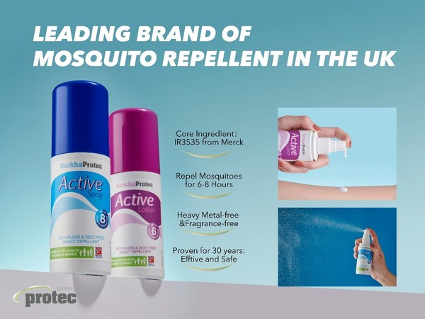 Leading brand of mosquito repellent for children in the UK Gurkha Protec launches combo package
