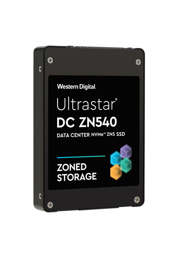 图片名称：西部数据Ultrastar DC ZN540 ZNS NVMe(TM) ZNS SSD