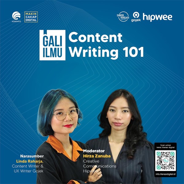 The Indonesia's Ministry of Communications and Informatics and Siberkreasi Encourage Netizens to Explore Content Writing Skills
