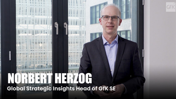Norbert Herzog, Global Strategic Insights Head, GfK SE (PRNewsfoto/)