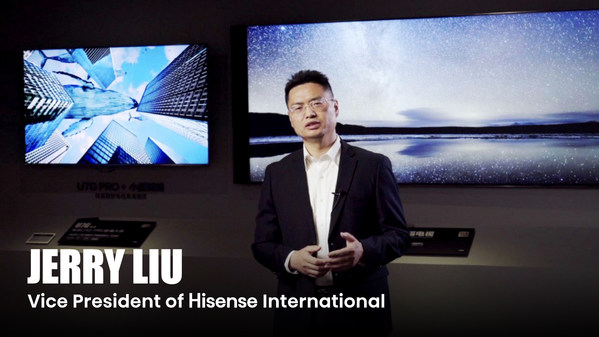 Hisense VP of International Marketing Jerry Liu (PRNewsfoto/)