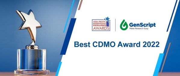 진스크립트, 3년 연속으로 'Best CDMO Award' 수상