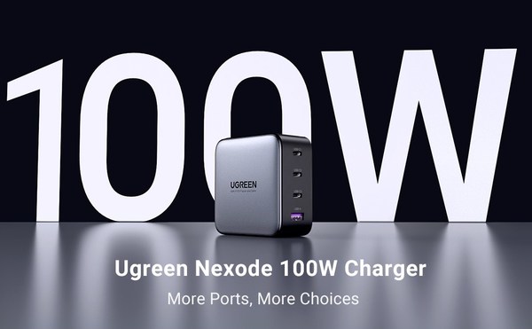 Ugreen Nexode 100W充電器－4つの充電ポートでより多くの選択肢を