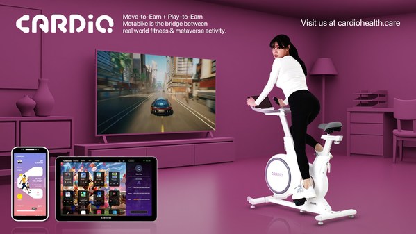 CARDIO COMBINES MOVE-TO-EARN & PLAY-TO-EARN TO BRIDGE REAL-WORLD FITNESS WITH METAVERSE ACTIVITY FOR 500 MILLION GLOBAL USERS OF FITNESS