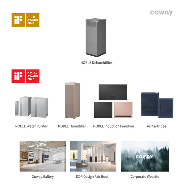 Coway giành 8 Giải thưởng Thiết kế iF 2022