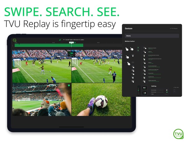 NAB 2022：あらゆるスポーツイベント向け試合映像レビューとオンエアリプレーを可能にするTVU Networksの画期的なアプリ「TVU Replay」