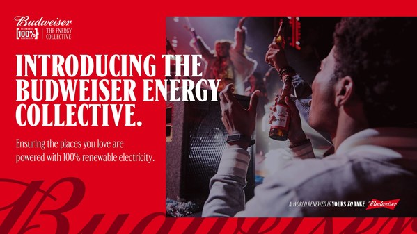 BudweiserがThe Energy Collectiveを立ち上げ、世界を再生可能電力で賄うことを支援