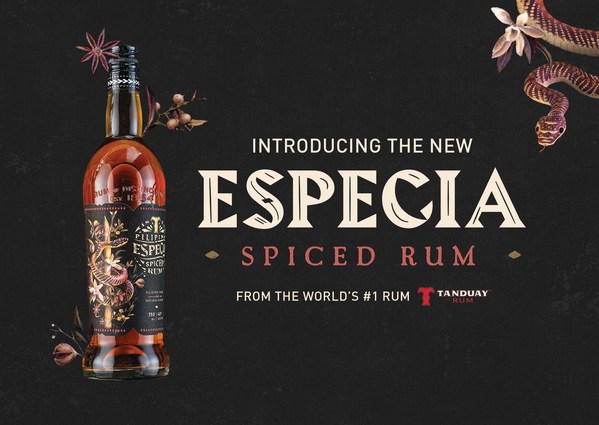 A blend of rums aged up to seven years in bourbon barrels, Especia Spiced Rum tastes of cinnamon, honey, and ginger, mingled with hints of tropical fruits.