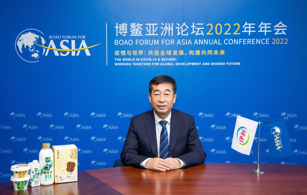 Yili GroupのZhang Jianqiu最高経営責任者（CEO）がカーボンニュートラルの会合で発言