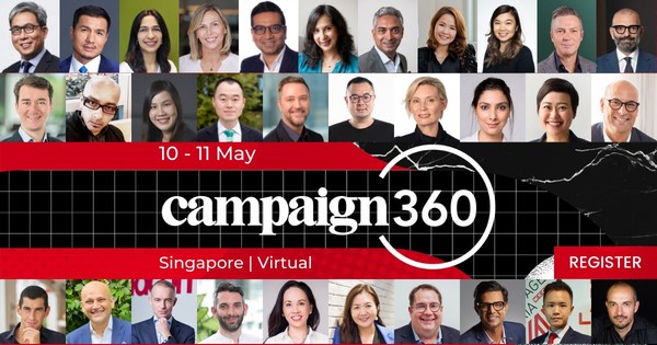 Campaign Asia's inaugural Campaign360 2022 is taking place in both Singapore and virtually between 10-11May 2022. Over 150 senior performance and brand marketers are joining the flagship event to engage in more than 35 sessions of live panels, discussions and keynote interviews. Register today to hear from over 30 top industry leaders sharing fresh ideas and strategies to retain talent, grow brands and build businesses ready for the future.