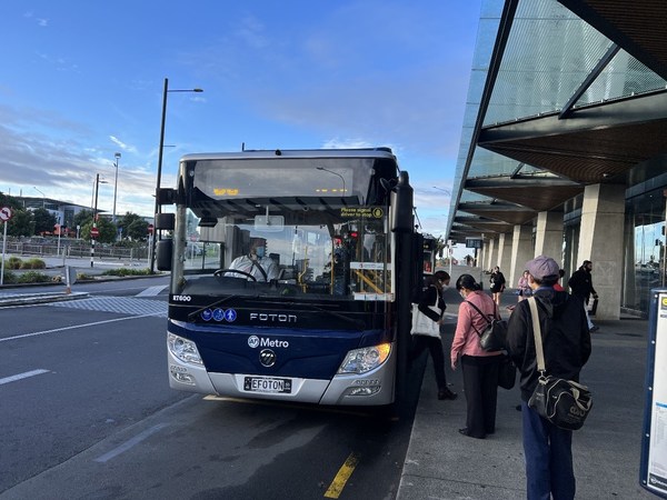 Xe buýt điện Foton bắt đầu hoạt động ở New Zealand
