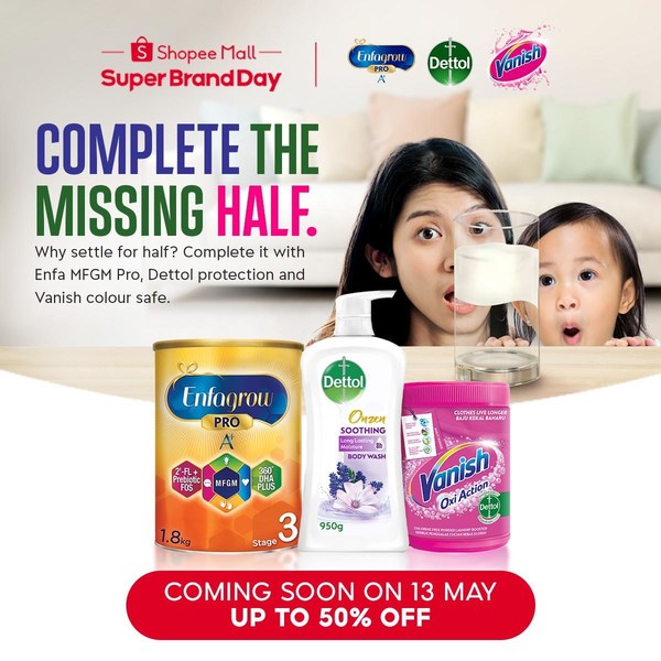 Singaporeans complete #TheMissingHalf with Reckitt and Shopee