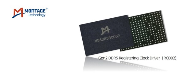 Montage Technology's Gen2 DDR5 Registering Clock Driver (RCD02)
