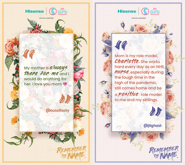 Hisense Celebrates Mother's Day, Making Every Moment Incredible through Technology and Interactive Campaign