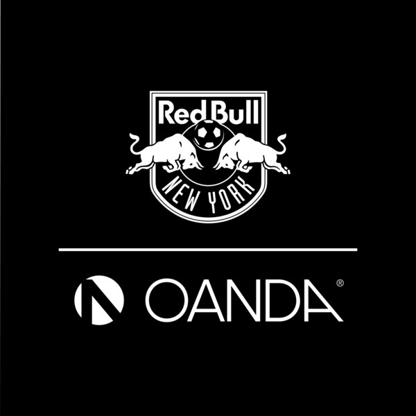 OANDAとニューヨーク・レッドブルズ－スリーブパッチ契約発表－ロゴのロックアップ