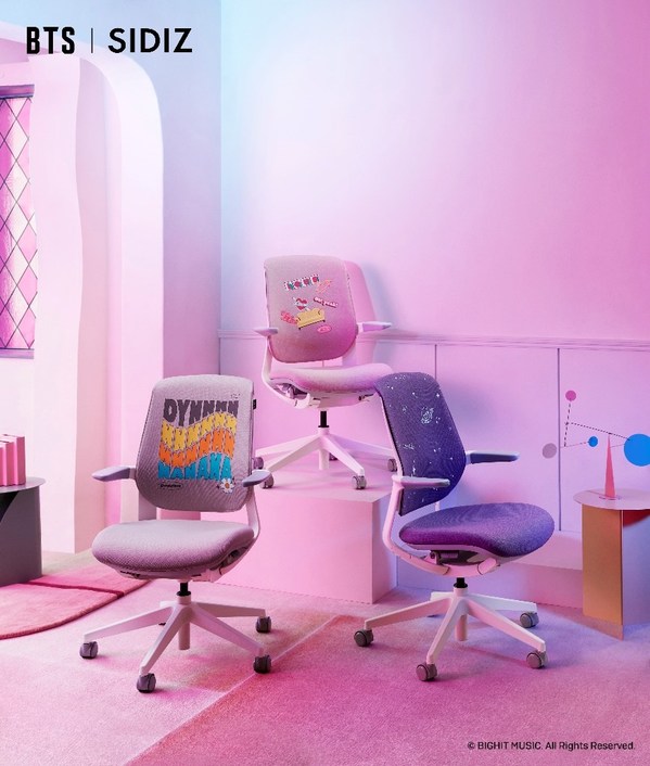 SIDIZ Launches BTS Music-Themed Chairs in Special Edition