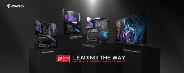 Four the Win - GIGABYTE Wins Big at iF Design Award 2022