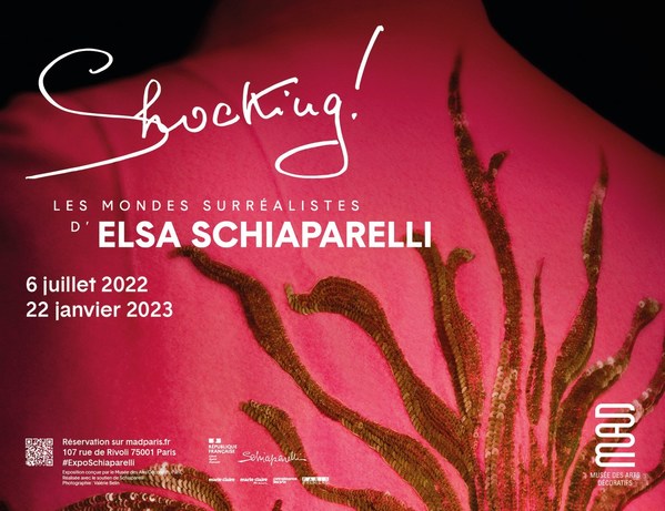 パリ装飾芸術美術館：Shocking! The Surreal World of Elsa Schiaparelli（衝撃！エルザ・スキャパレリのシュールな世界）
