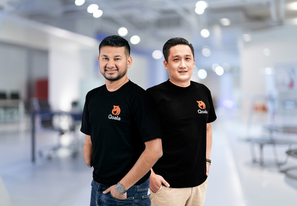 Left to right: Harshet Lunani (CEO and Founder of Qoala), Tommy Martin (COO and Co-founder of Qoala)