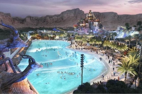 Falcon's为沙特设计该地区最大的水上主题乐园