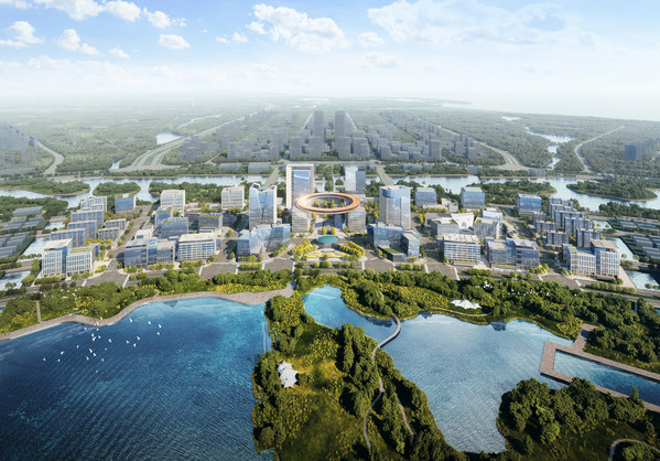 ennead公布上海临港新片区滴水湖金融湾首发项目总体规划设计方案