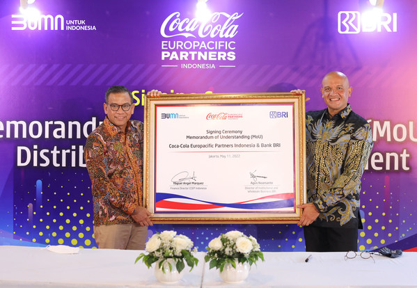 CCEP印尼公司使用BRI的企業帳單管理和分銷商融資服務加強分銷