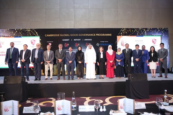 Peraih Global Good Governance (3G) Awards 2022 pada Acara Penyerahan di Dubai