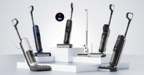 The entire FLOOR ONE S5 Family at a glance: S5 Steam, S5 Extreme, S5 Pro, S5 Combo Powerkit and S5 | Image: Tineco