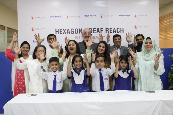 Hexagon Developments and Deaf Reach Sign Pledge Agreement