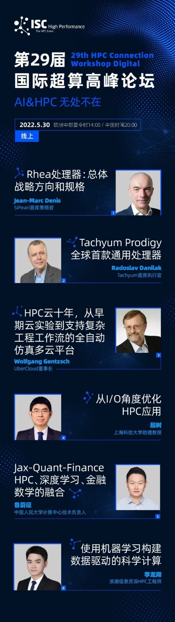 國際超算高峰論壇將在ISC22舉行，探討AI和HPC計算融合