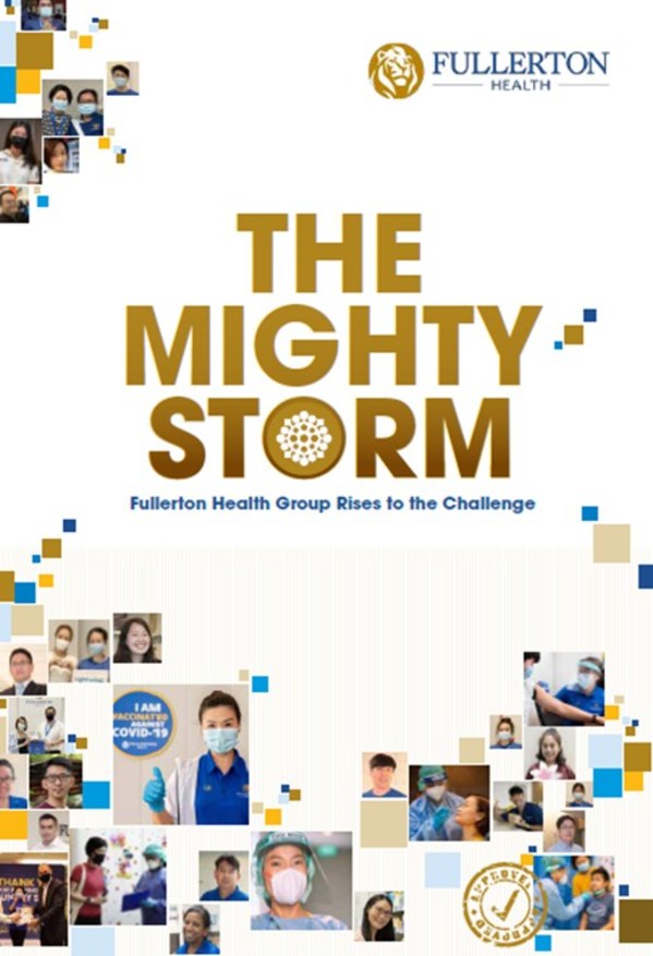 Cover Page of The Mighty Storm - Fullerton Health Group Rises to the Challenge
