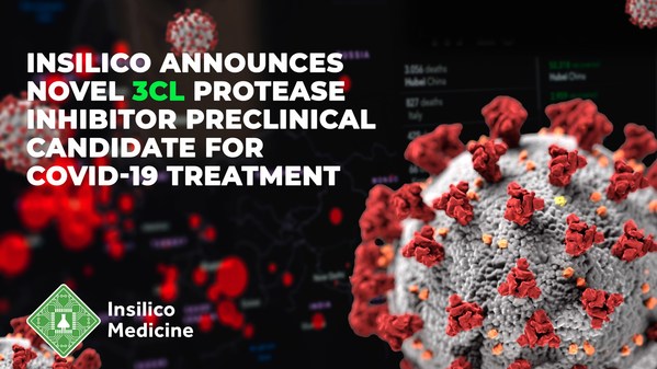Insilico Medicine, 코로나19 치료용 새 3CL 프로테아제 PCC 발표