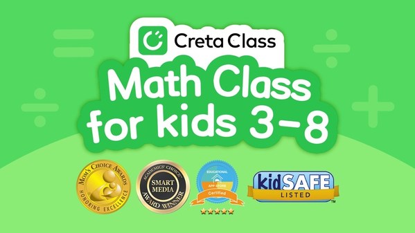 Creta Class: Math Class for Kids 3-8
