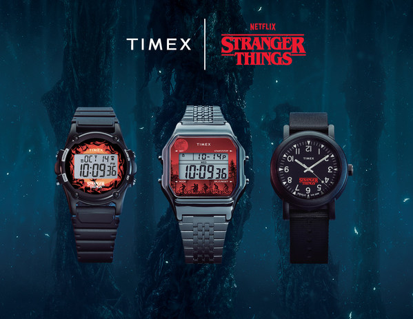 Timexが新しい特別エディションのTimex x Stranger ThingsコレクションでNetflixの「ストレンジャー・シングス」とコラボ