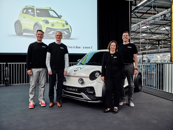 e.GO在德國亞琛慶祝推出其超小型電動汽車
