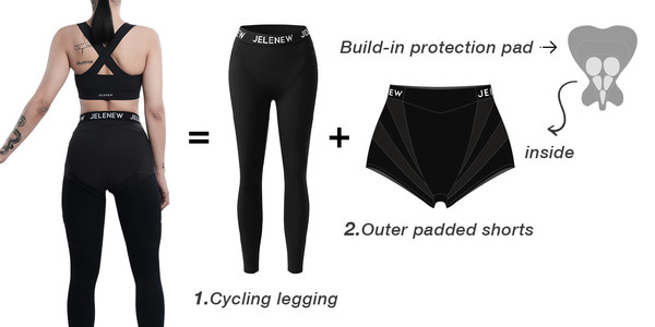 Jelenew introduces revolutionary 1+1 model outer padded cycling pants for  women and announces its product strategy for the first time, Business News  - AsiaOne