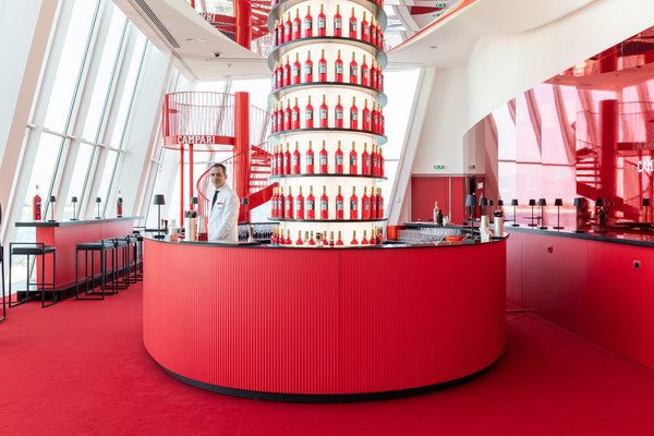 Throughout the Festival, the Campari Lounge was a focal point for media interviews, talent appearances and industry events inside the prestigious Palais des Festivals, an iconic venue, overlooking the iconic Red Carpet; Campari believes that great stories lie beyond the usual and its presence at the world-renowned film festival continues its legacy in the cinema industry.