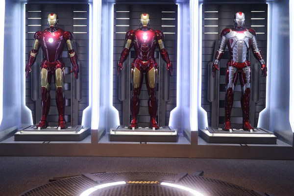 Hall of Armor Iron Man di Marvel Exhibition Indonesia